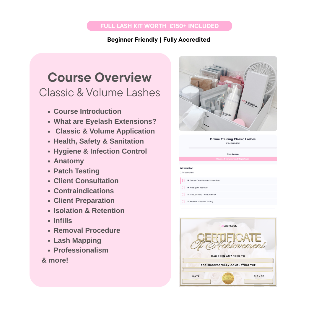 Online Course - Classic & Volume Lashes