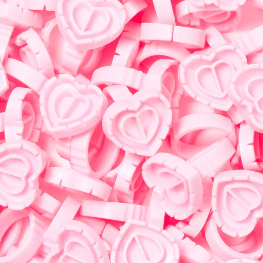 Heart Glue Rings